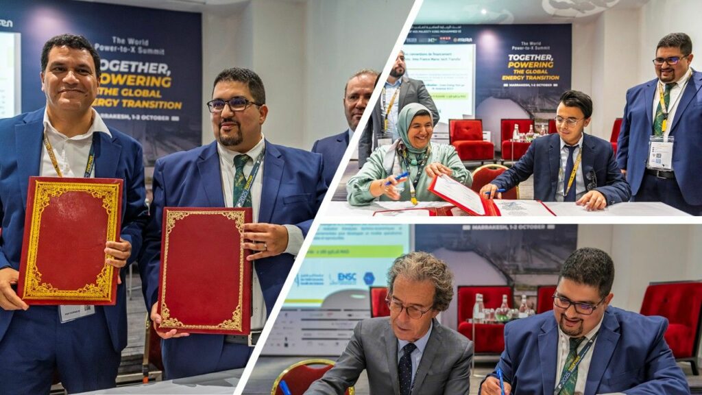 Quatre conventions relatives au domaine de l'hydrogène vert ont été signées durant le World Power-to-X Summit.