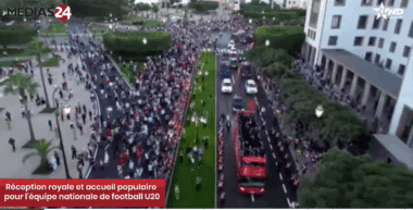 🔴🎥 En direct : Réception Royale et accueil populaire pour l'Equipe Nationale de Football U20