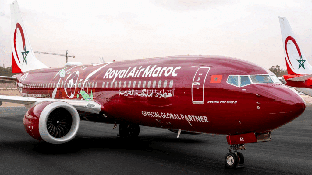 Royal Air Maroc aux couleurs de la CAN (Images)