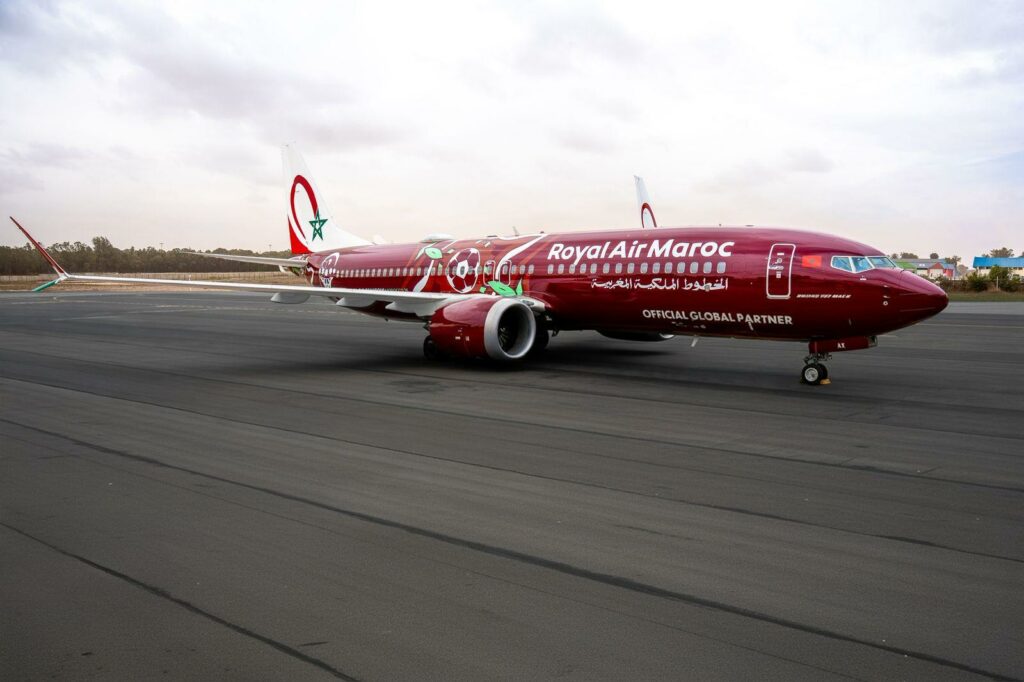 Royal Air Maroc aux couleurs de la CAN (Images)