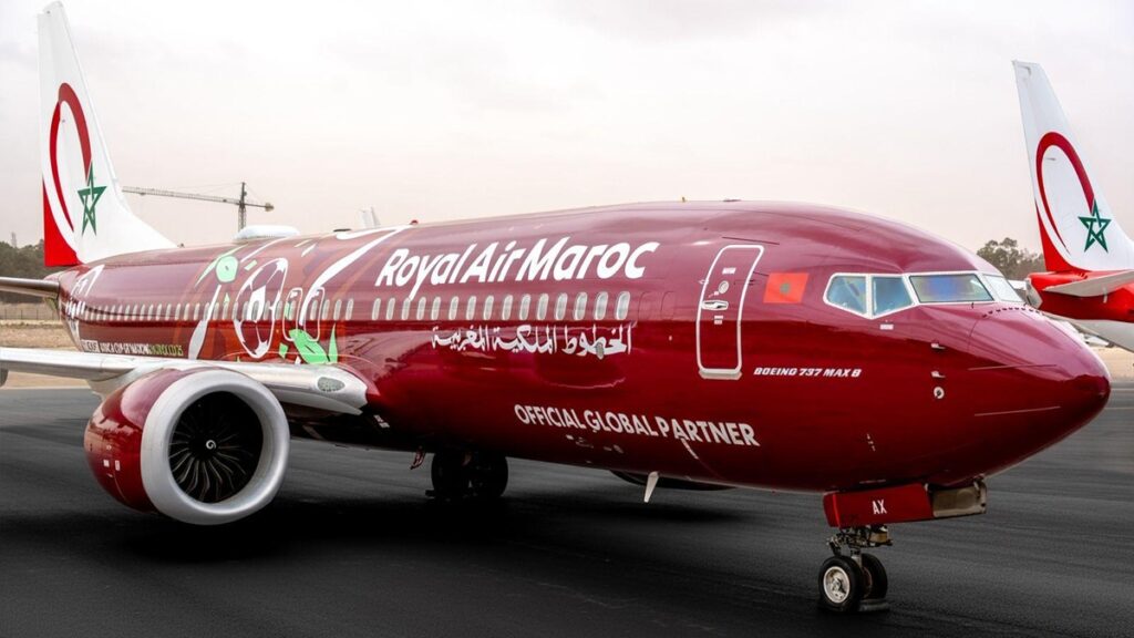 Royal Air Maroc aux couleurs de la CAN (Images)