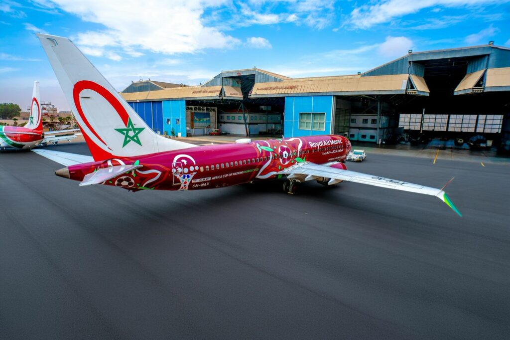 Royal Air Maroc aux couleurs de la CAN (Images)