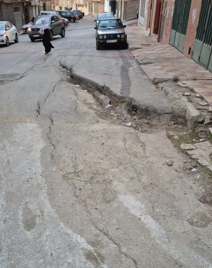 Tétouan : des fissures terrestres inquiètent les habitants du quartier Al Hamama