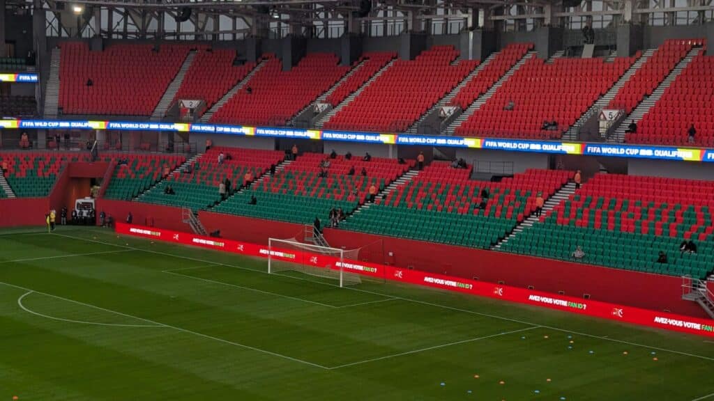Premières images du Stade Moulay El Hassan à Rabat