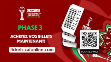 Billets CAN 2025 : la CAF ne précise toujours pas l’heure de mise en vente