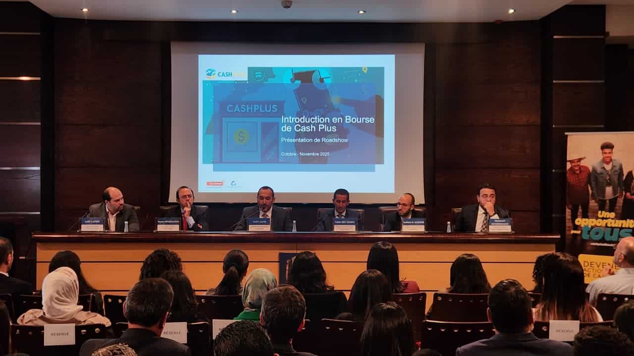 Mots-clés : Cash Plus, IPO, valorisation, MCP, flottant, Bourse de Casablanca, fintech, actionnariat, Mediterrania Capital