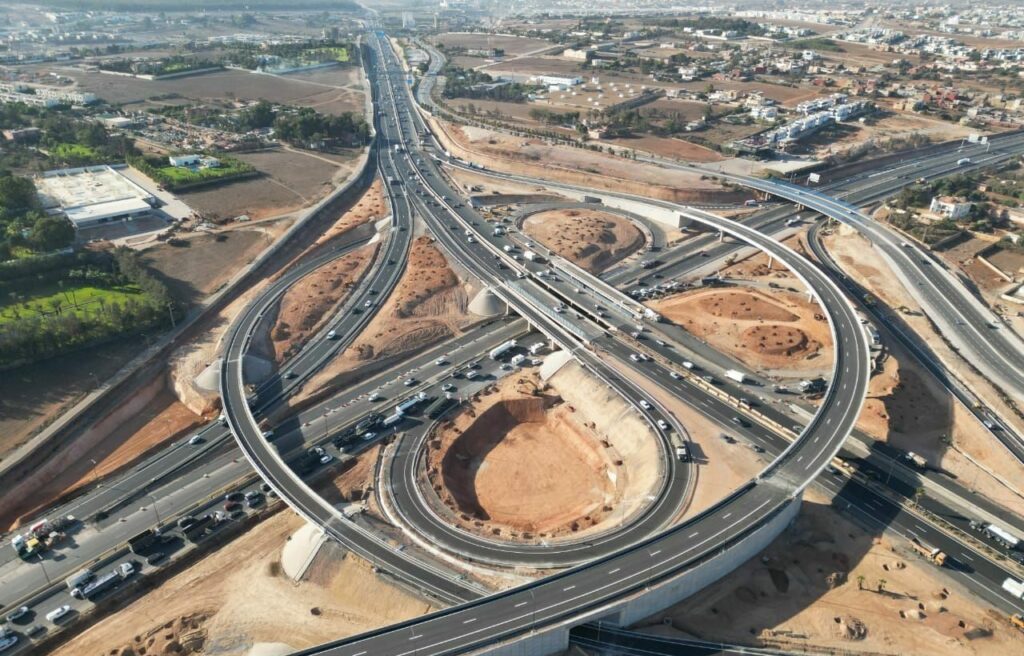 Fin des travaux de transformation du nœud autoroutier de Sidi Maârouf à Casablanca