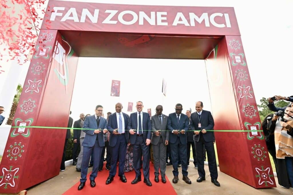 CAN 2025: Inauguration à Rabat de la Fan Zone AMCI dédiée aux étudiants et lauréats internationaux de la coopération