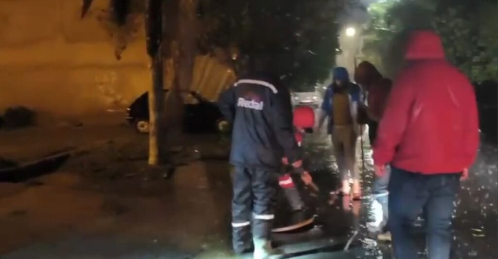 La ville de Salé a été frappée par de fortes précipitations.