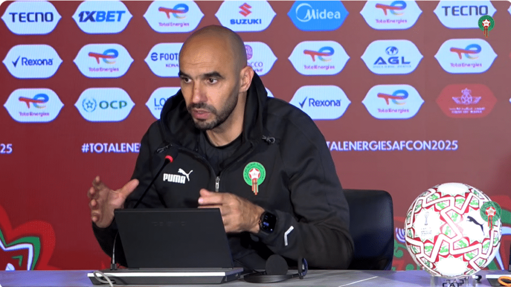 Walid Regragui : &ldquo;Pour être champion d’Afrique, il faut être l’équipe la plus efficace&rdquo;