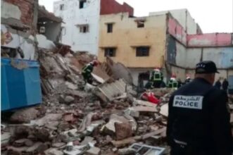 Deux morts et quatre blessés dans l’effondrement partiel d’un immeuble à Rabat