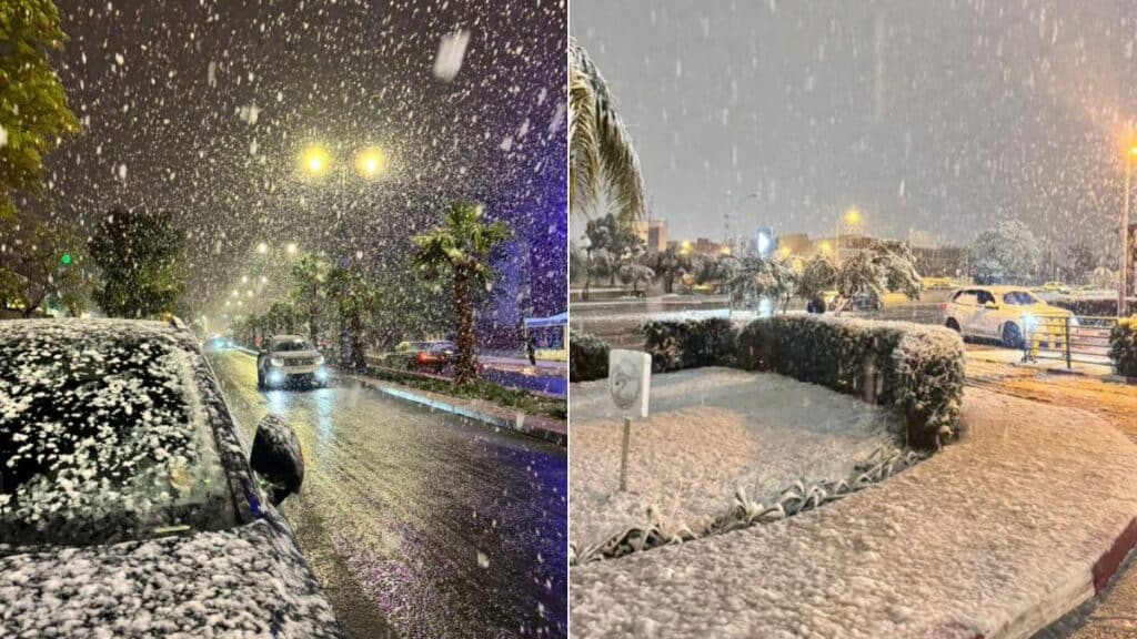 Oujda sous la neige : décryptage de la météorologie nationale