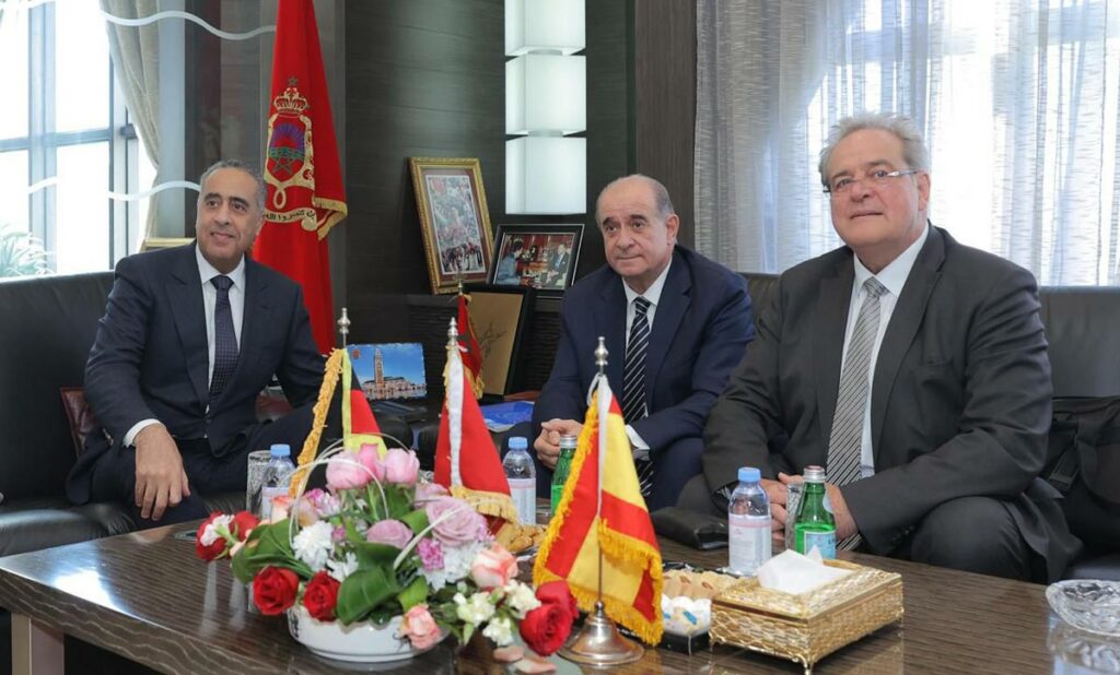 Les trois directeurs de police discutent de la coopération sécuritaire entre le Maroc, l’Espagne et l’Allemagne.