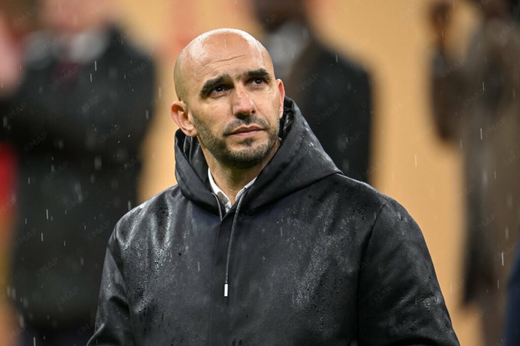 Le sélectionneur national Walid Regragui.