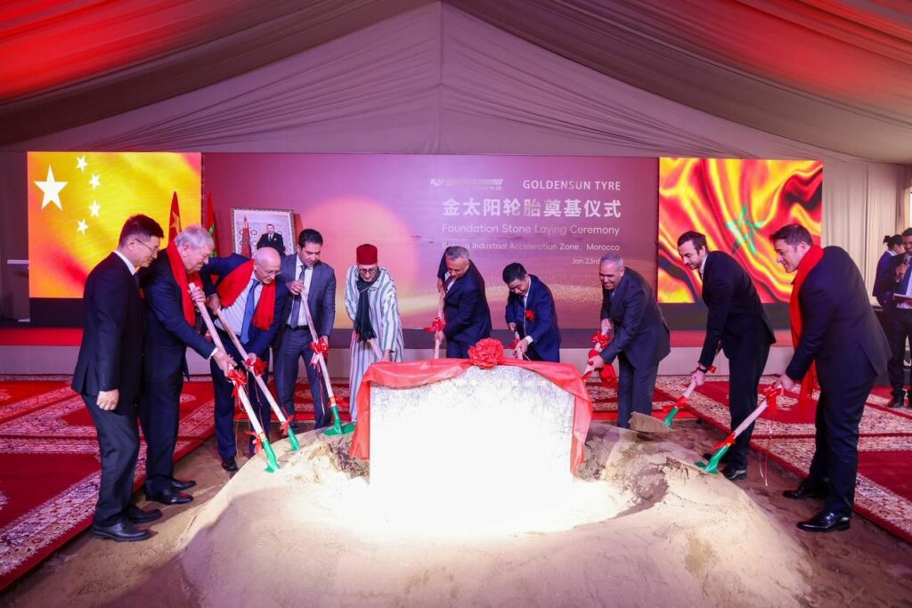 Le géant chinois Shandong Yongsheng Rubber lance la construction de son usine de pneus à Driouch