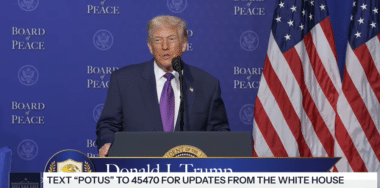 Première réunion du Conseil de paix présidé par Trump