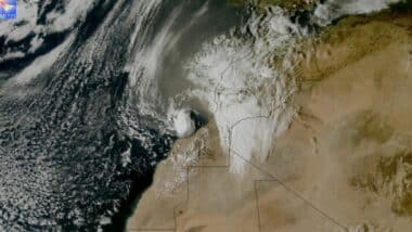 Remontée massive de poussières sahariennes sur le Maroc : les explications de la DGM