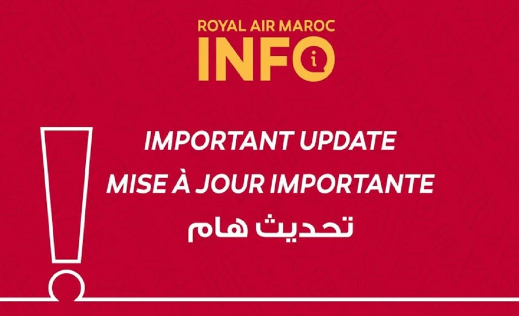 Royal Air Maroc annule ses vols à destination et au départ de Dubaï et de Doha