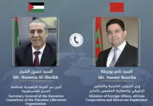 Maroc-Palestine : Al-Aqsa et les tensions au cœur d’un échange entre Bourita et le vice-président palestinien