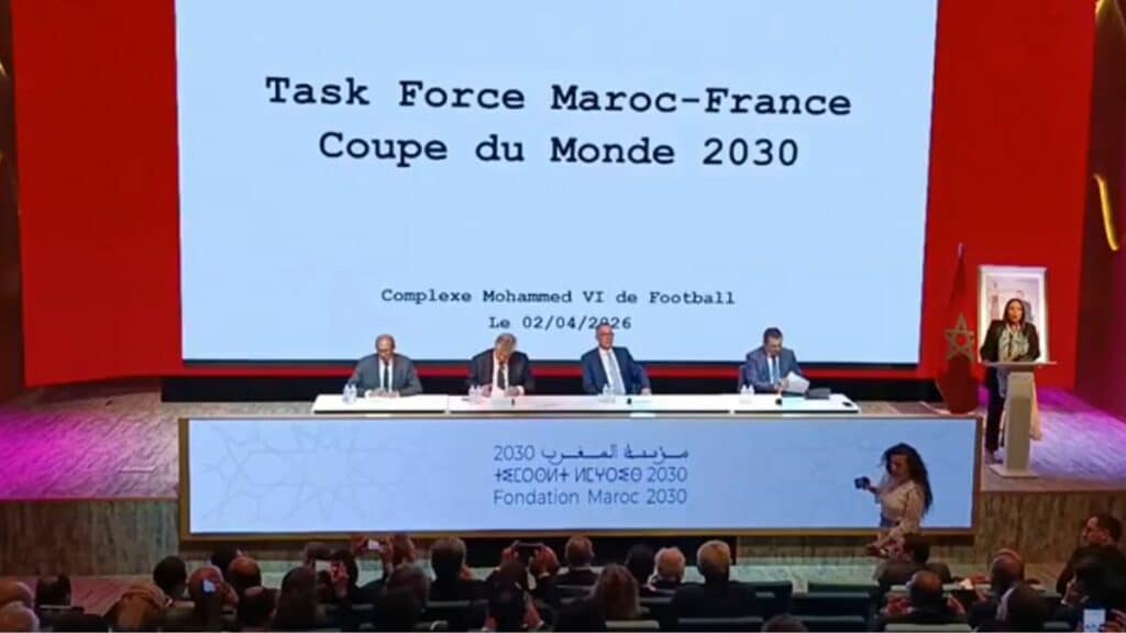Lancement de la task force Maroc-France pour le Mondial 2030 au complexe Mohammed VI de football à Rabat