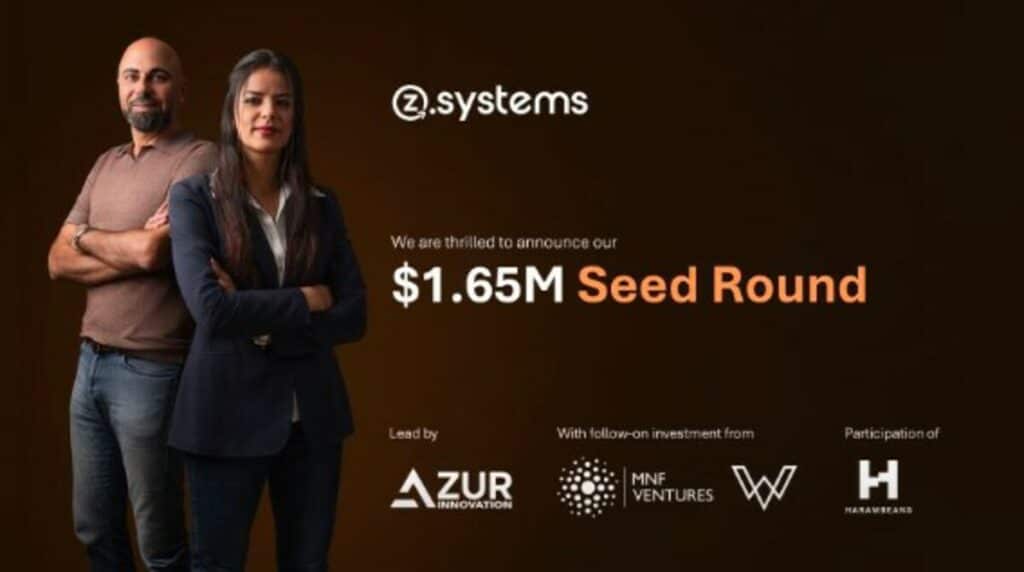La startup marocaine z.systems a annoncé la clôture d’un tour de table Seed de 1,65 million de dollars mené par AZUR Innovation Fund.