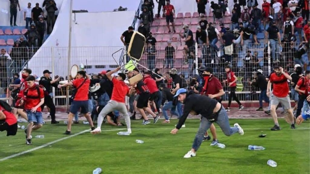 OCS-USM Alger. Once again, Moroccan hospitality meets violence