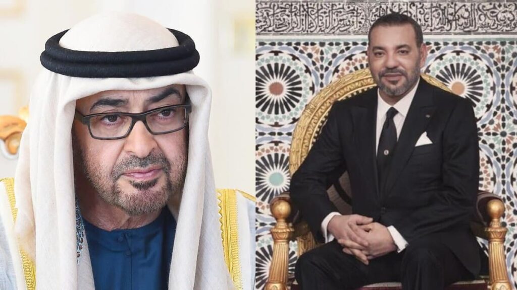 Entretien téléphonique entre le Roi Mohammed VI et le Président des Émirats arabes unis.